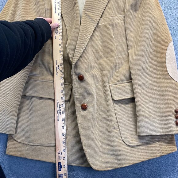 Alexander Lloyd Sport Coat Corduroy Blazer Mens Size 46R Two Button Jacket Retro - Picture 6 of 13